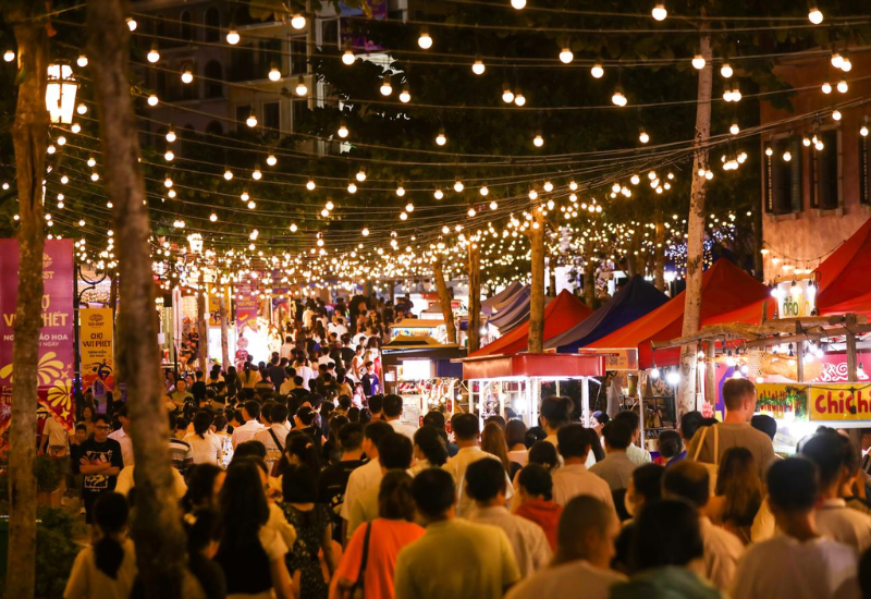 Chợ đem VuiFest ở đâu?